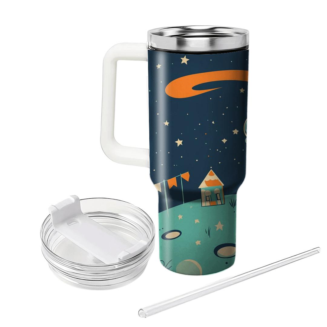 Goofy Space Camp Comet Hop Disney Inspired travel tumblers