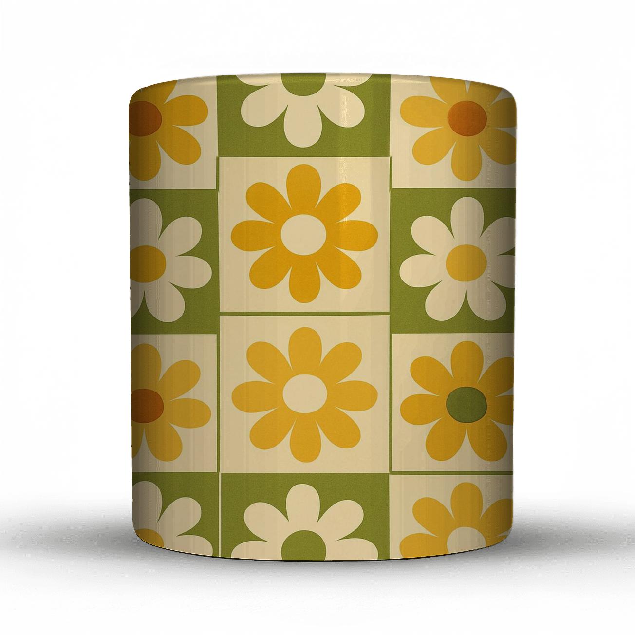 Groovy Kitchen Tile Bloom gift mugs for occasions