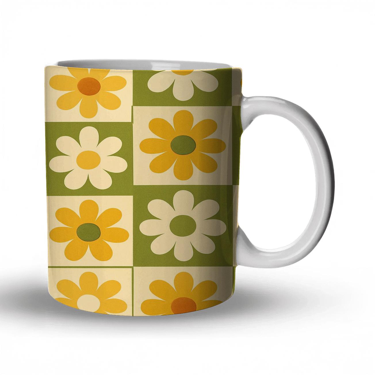 Groovy Kitchen Tile Bloom gift mugs for occasions