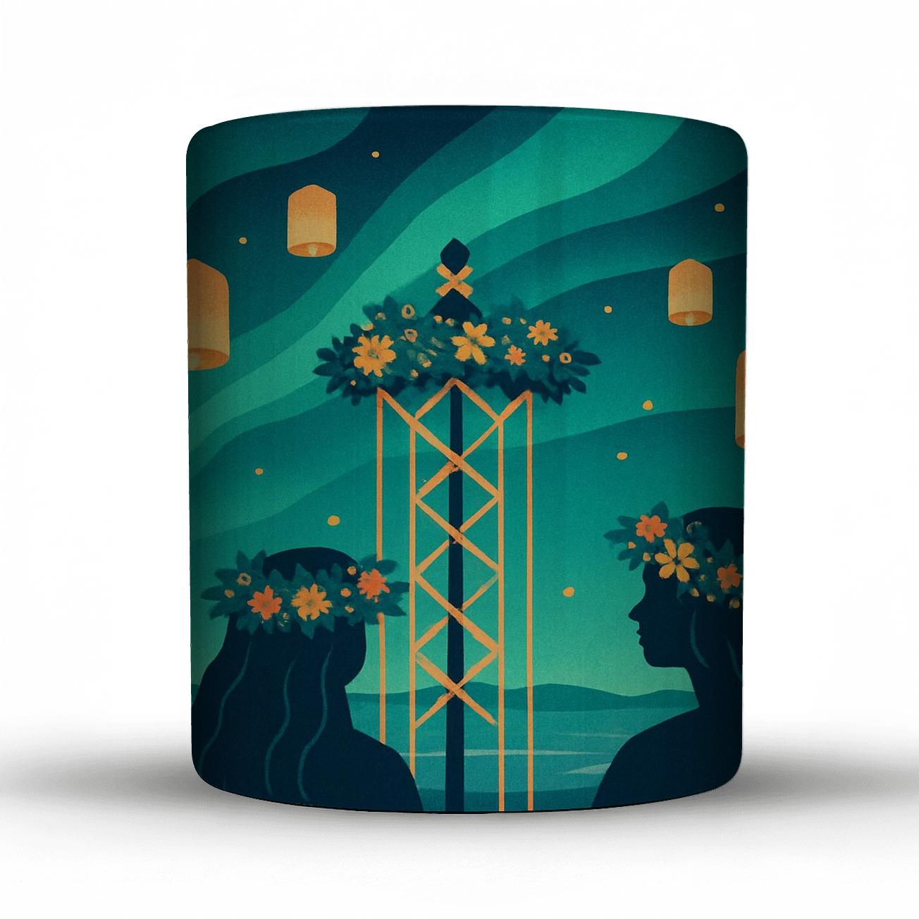 Aurora Lantern Solstice Weave gift mugs for occasions