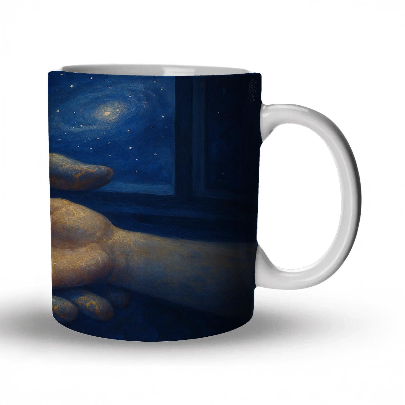 The Constellation In Her Palm: Love Charted Without Words gift mugs for occasions