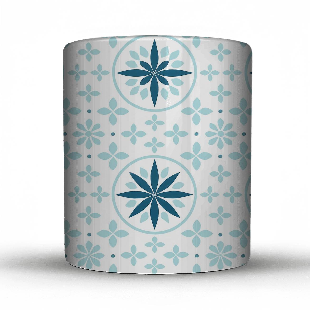 Arctic Compass Petal Lattice gift mugs for occasions