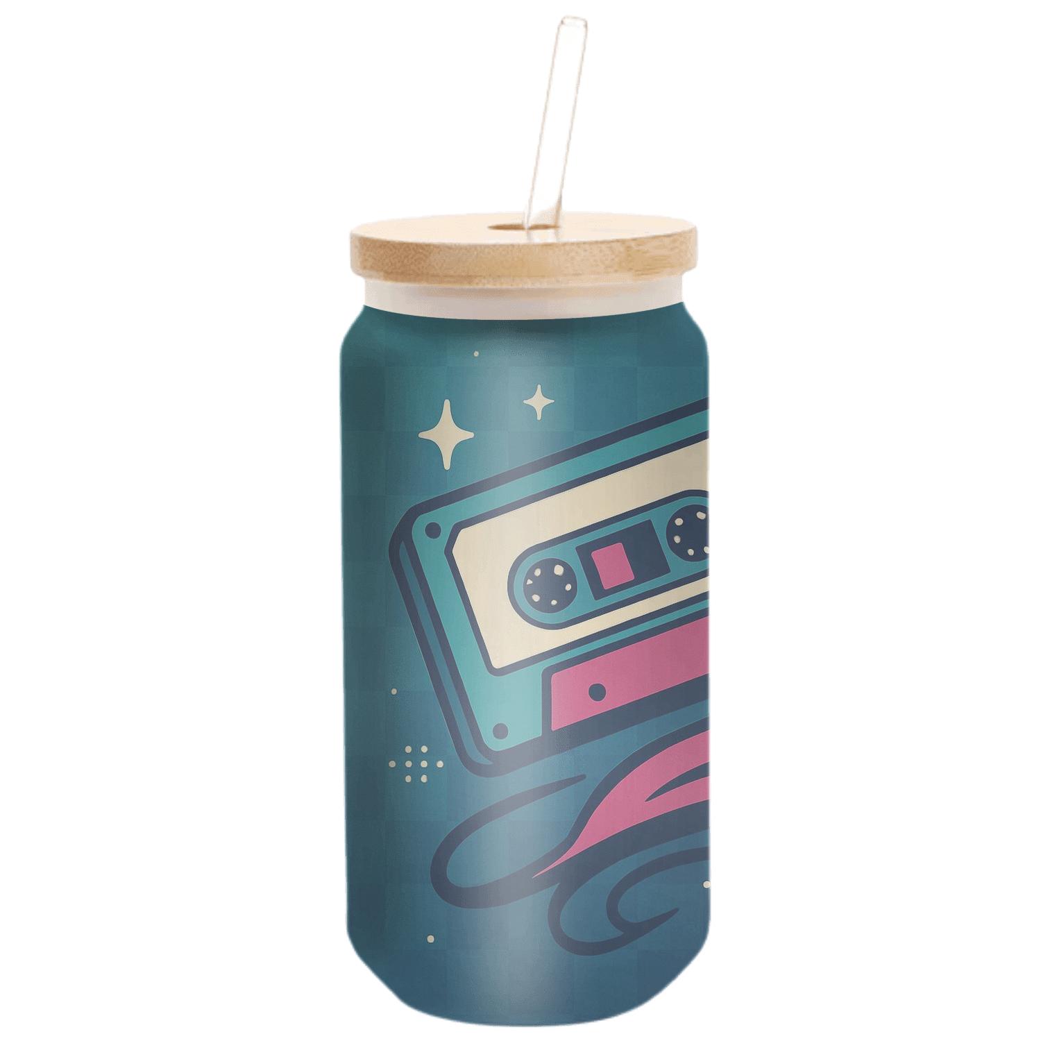 Cassette Comet Trail textured glass