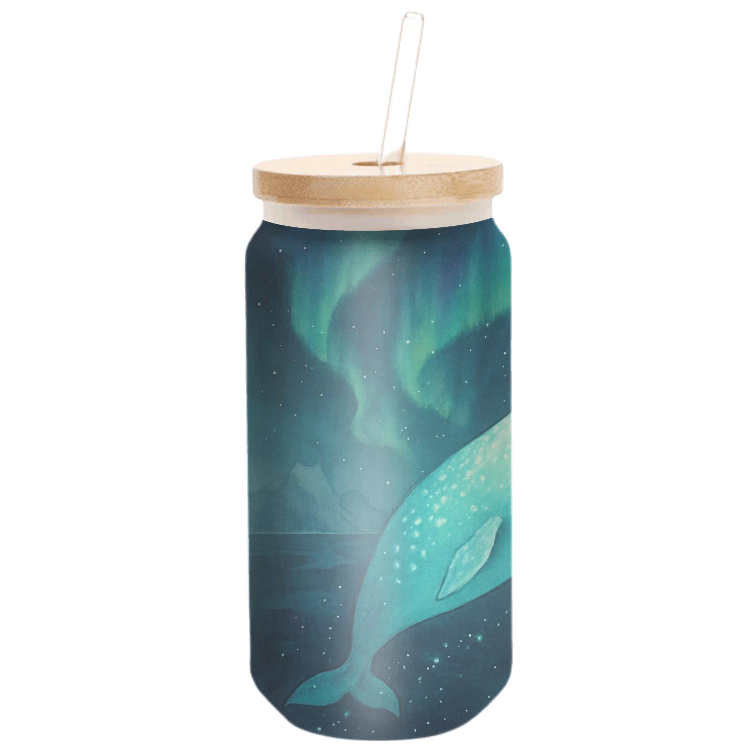 Aurora Narwhal Drift handcrafted glassware drinkware