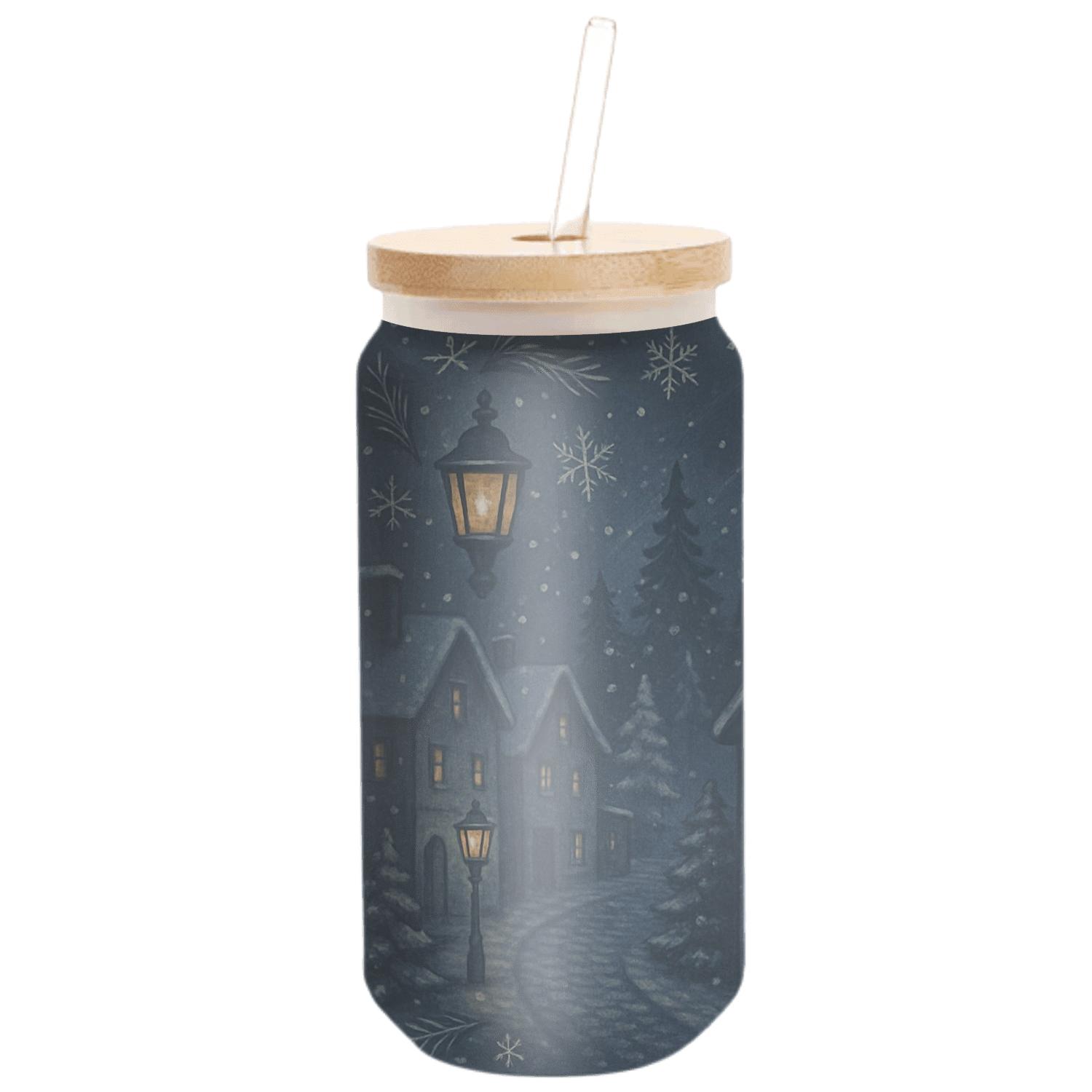 Winter Lantern Snowfall glassware drinkware