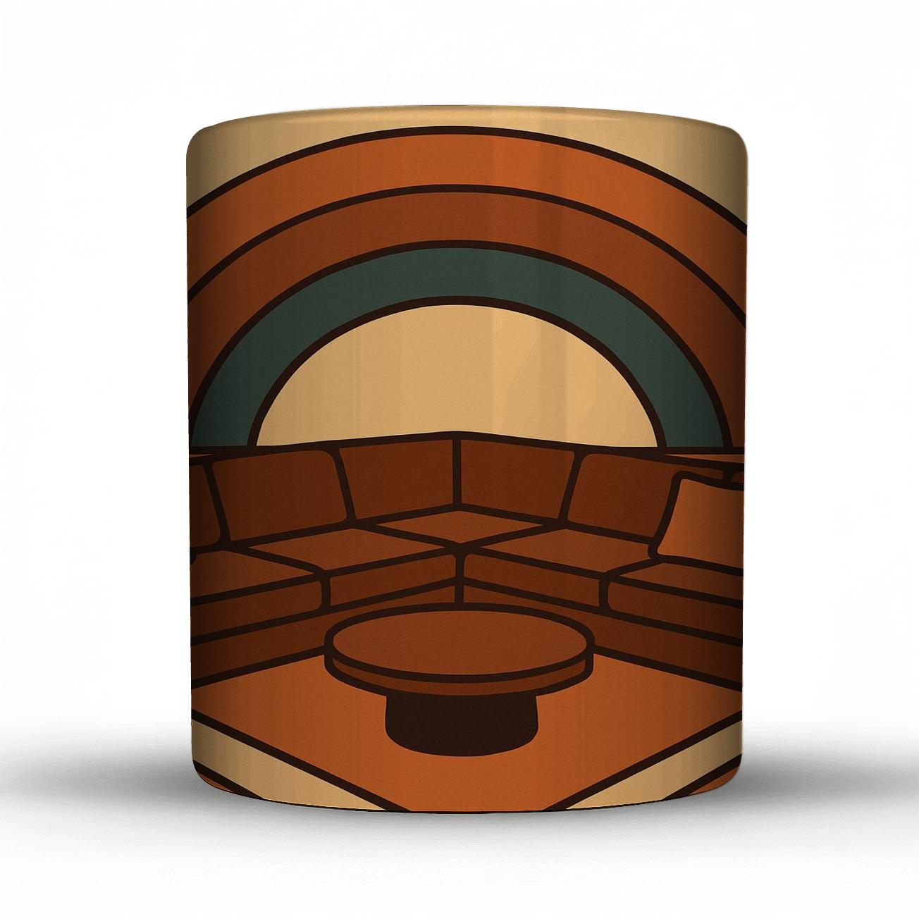 Sunken Lounge Arc Horizon ceramic coffee mugs