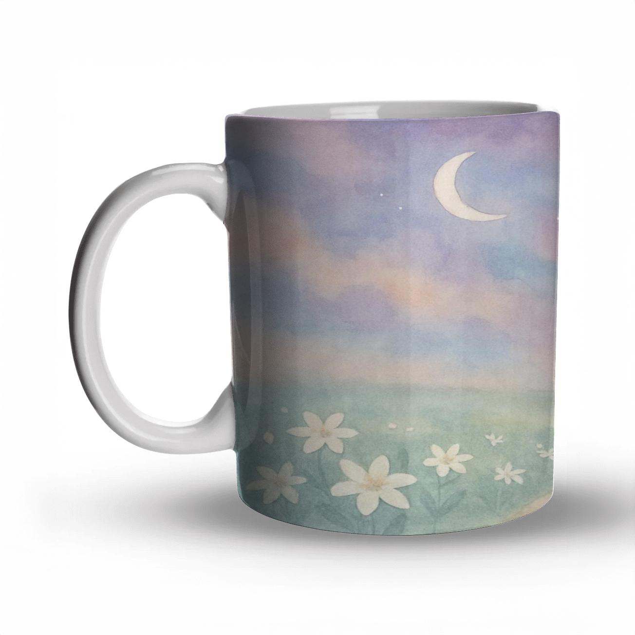 Pilgrim Path Through The Nebula Garden novelty coffee mugs