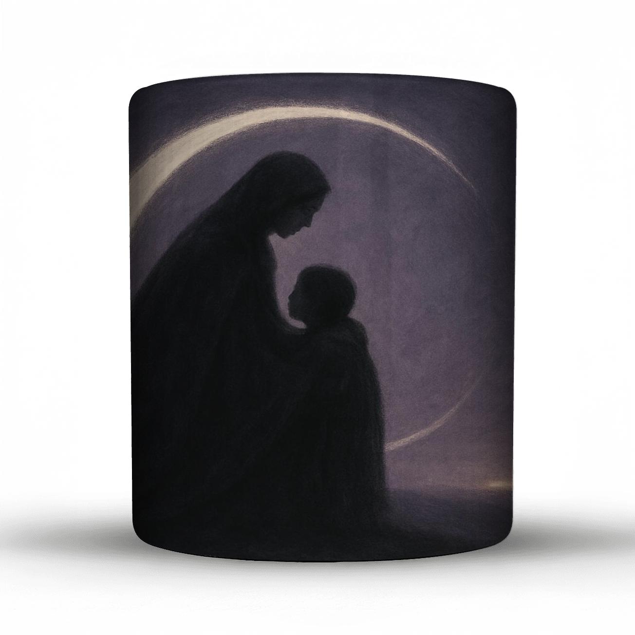 Eclipse Lullaby: When Her Care Becomes The Horizon decorative mug sets
