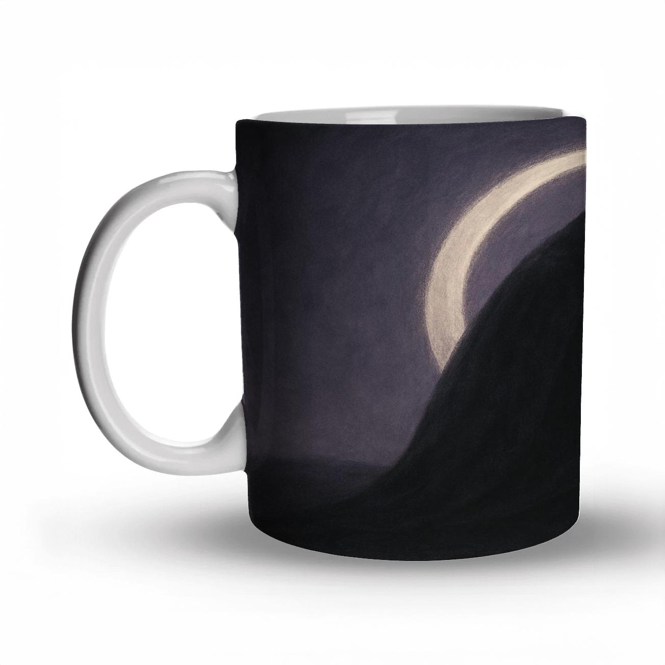 Eclipse Lullaby: When Her Care Becomes The Horizon decorative mug sets