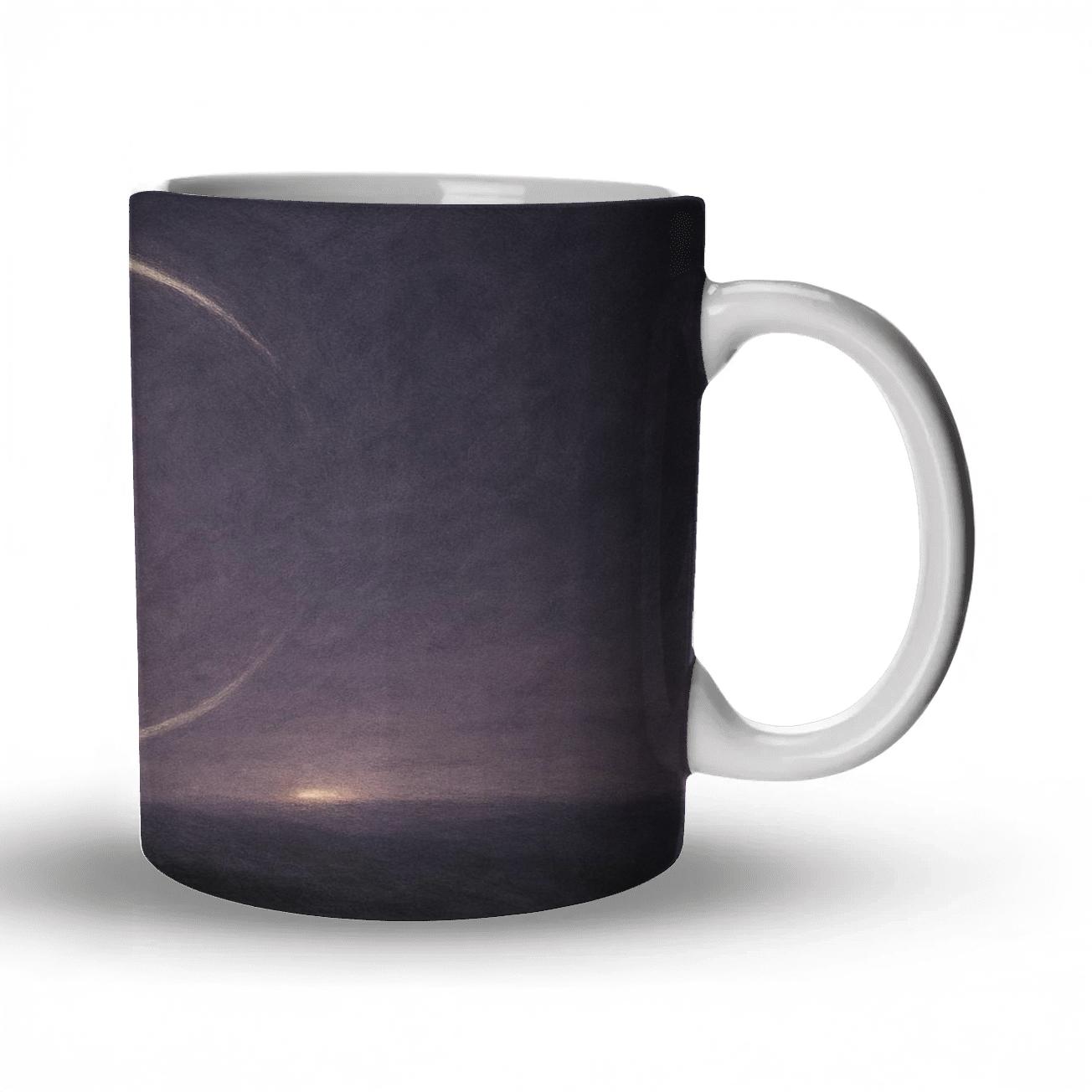 Eclipse Lullaby: When Her Care Becomes The Horizon decorative mug sets