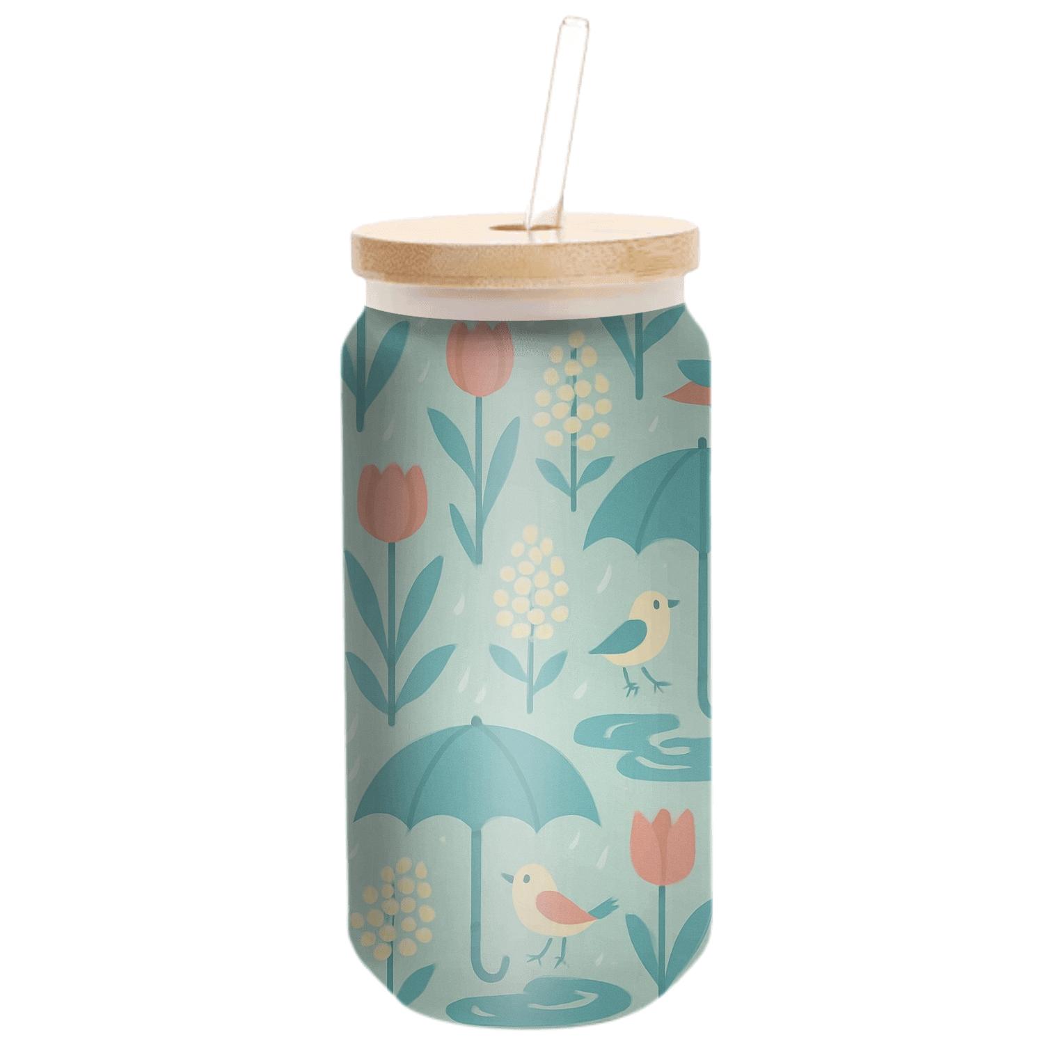 Spring Rain Garden Parade premium crystal drinkware