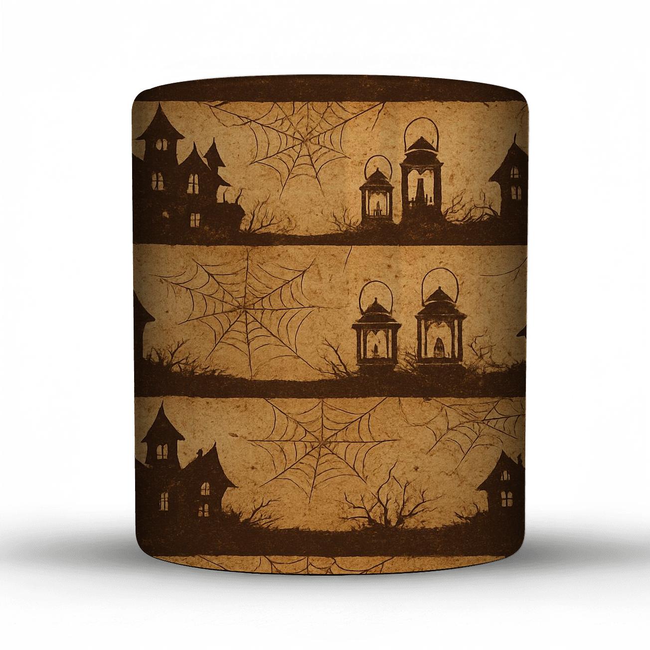 Sepia Haunted Horizon Patchwork decorative mug sets