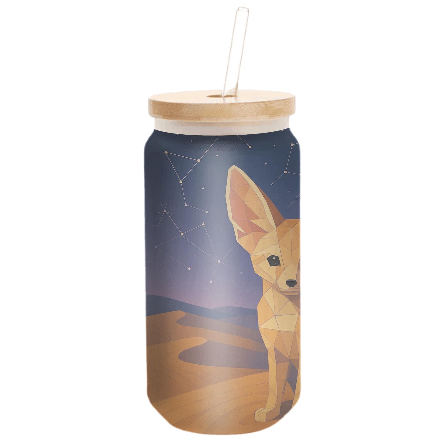 Desert Constellation Fennec premium crystal drinkware