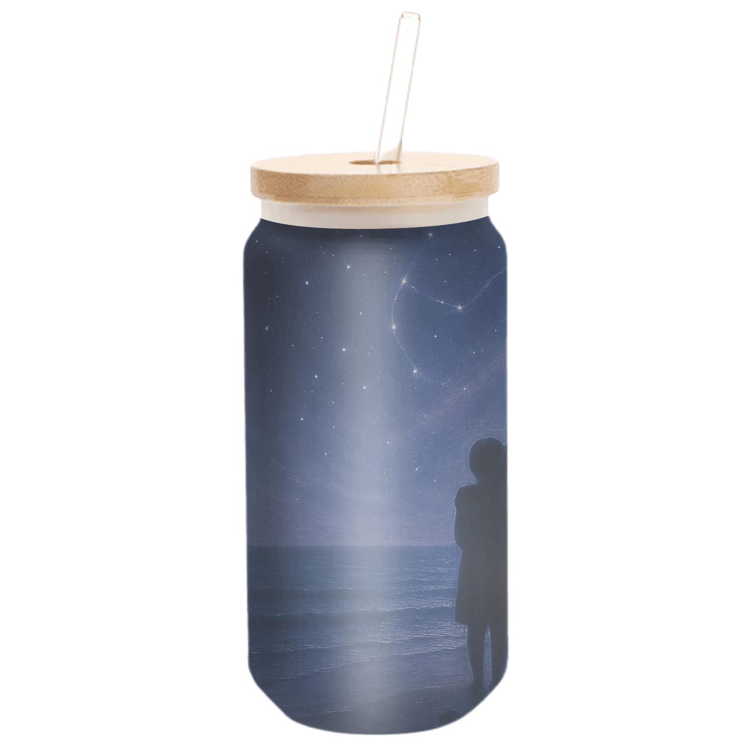 The Constellation She Drew On Your Heart premium crystal drinkware