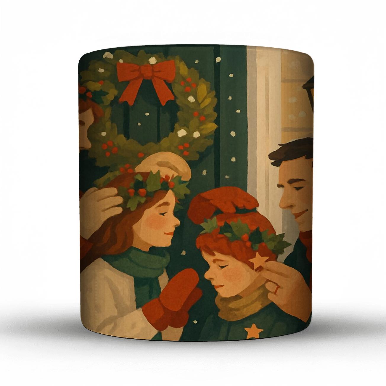 Holly Crown Gathering custom printed mugs