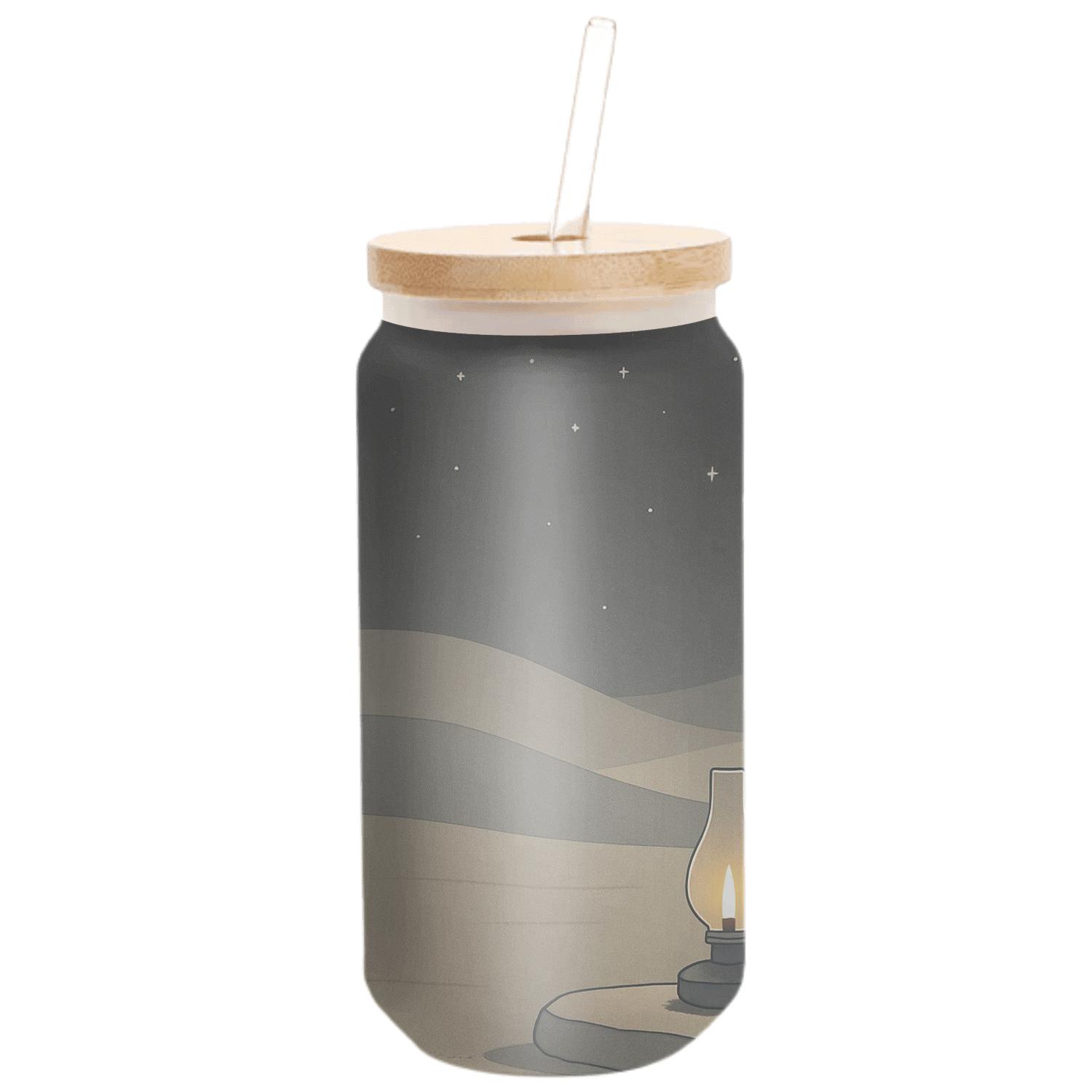 Desert Lamp Of Steadfast Faith artisan blown glass drinkware