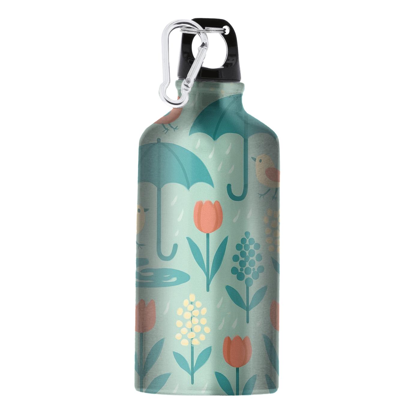 Spring Rain Garden Parade sports bottles with lids