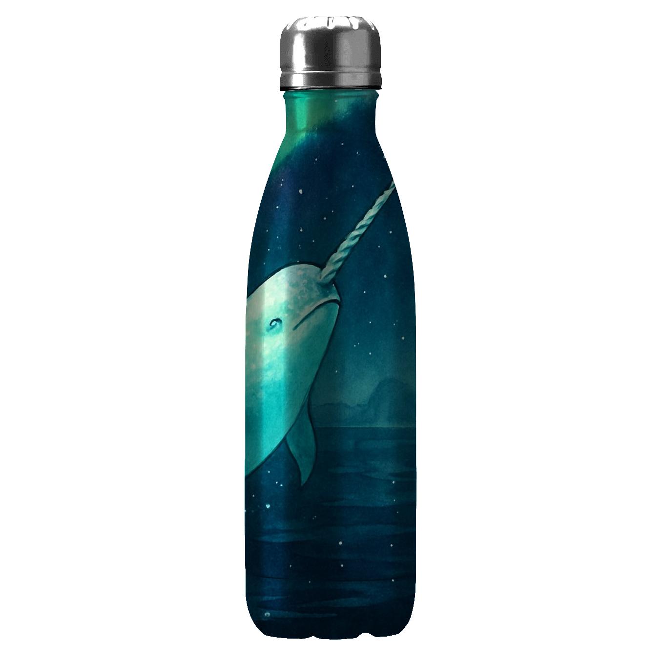 Aurora Narwhal Drift decorative water bottles