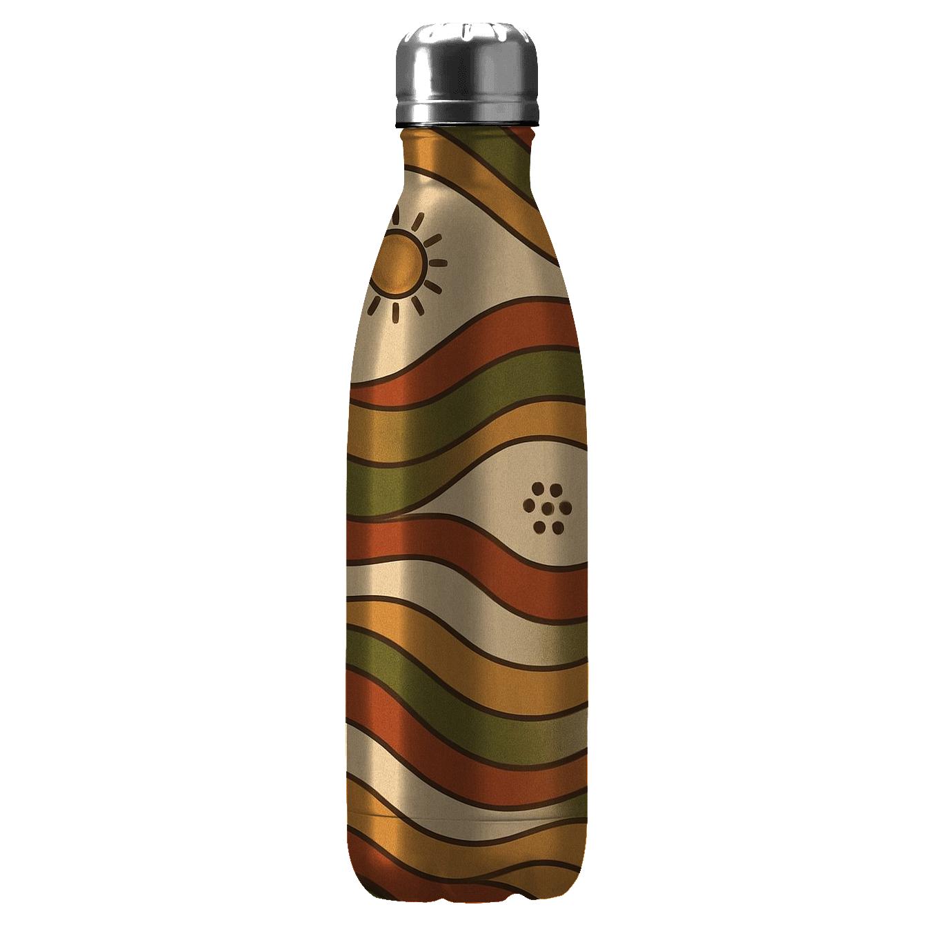 Sunken Lounge Wave Lines decorative water bottles