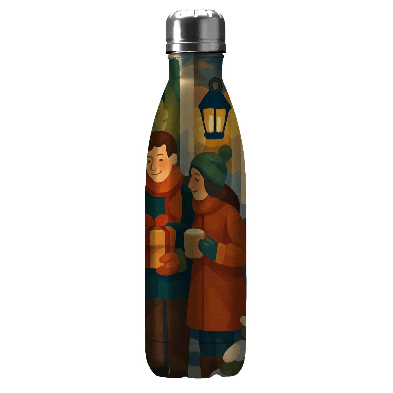 Holly Wreath Welcome insulated water bottles