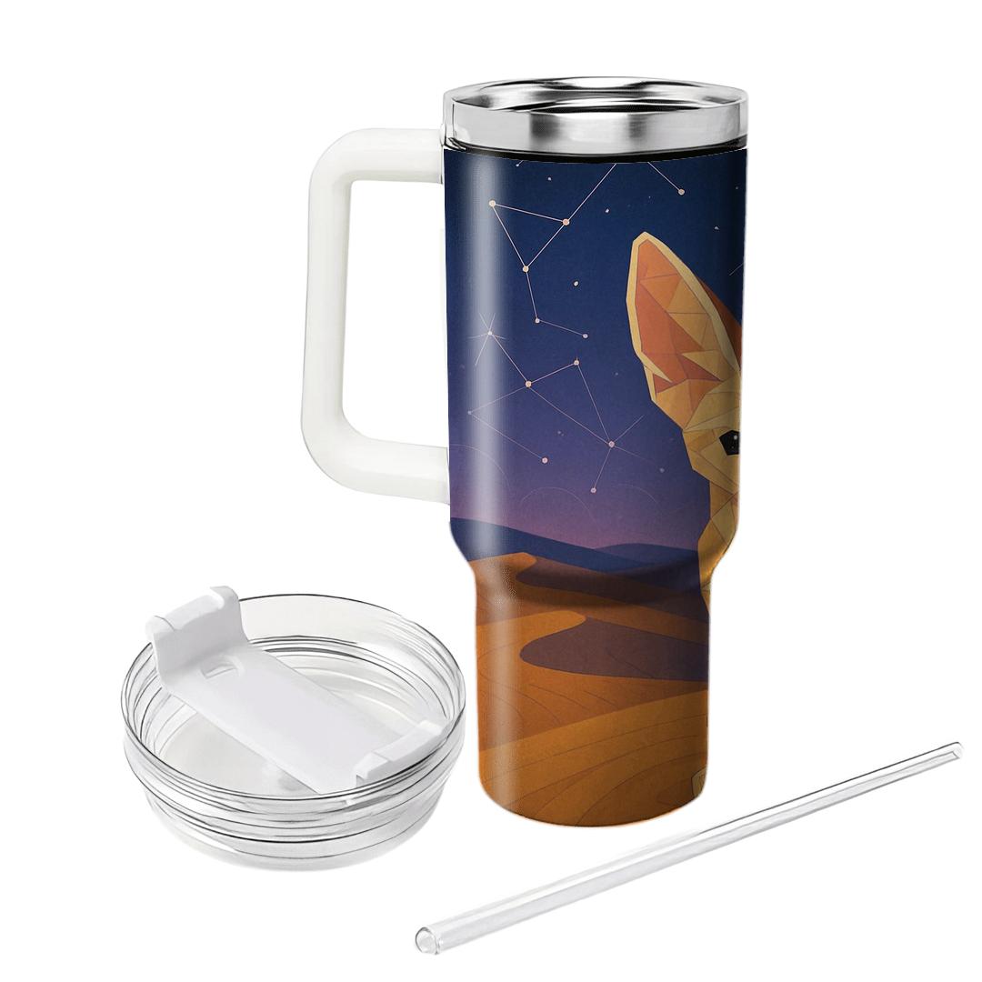 Desert Constellation Fennec personalized tumblers
