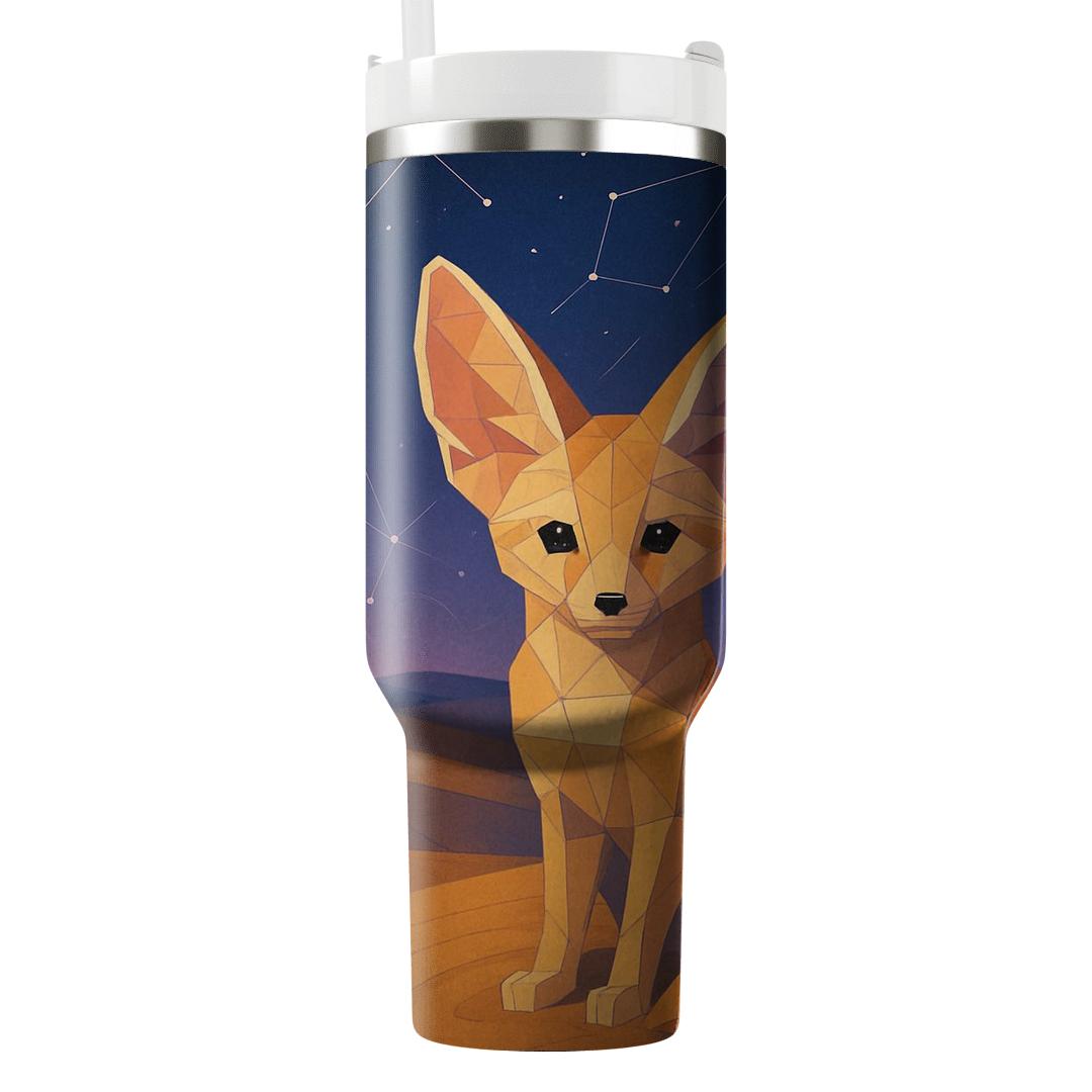 Desert Constellation Fennec personalized tumblers
