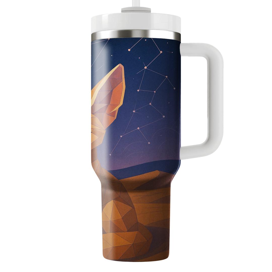 Desert Constellation Fennec personalized tumblers