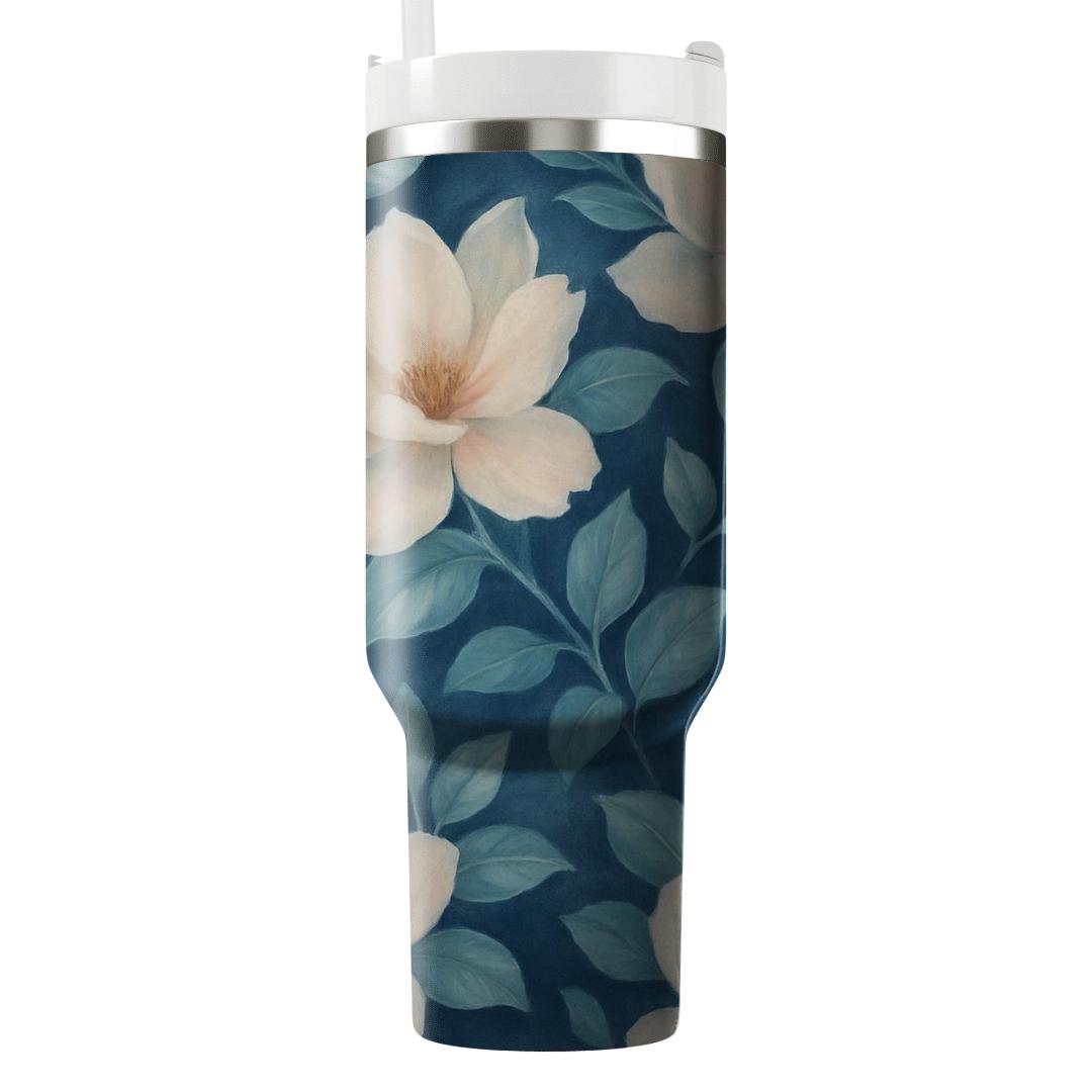 Moonlit Magnolia Veil unique tumblers