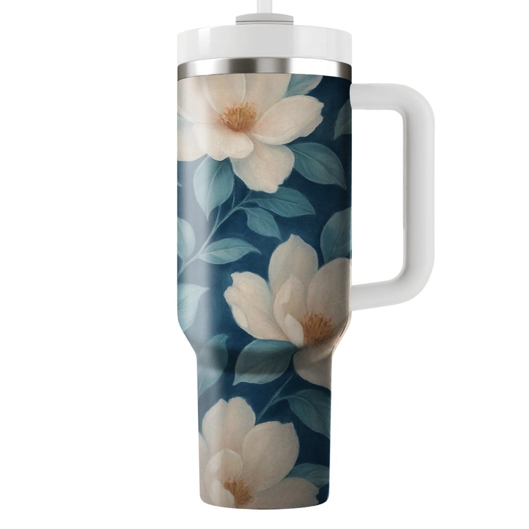 Moonlit Magnolia Veil unique tumblers