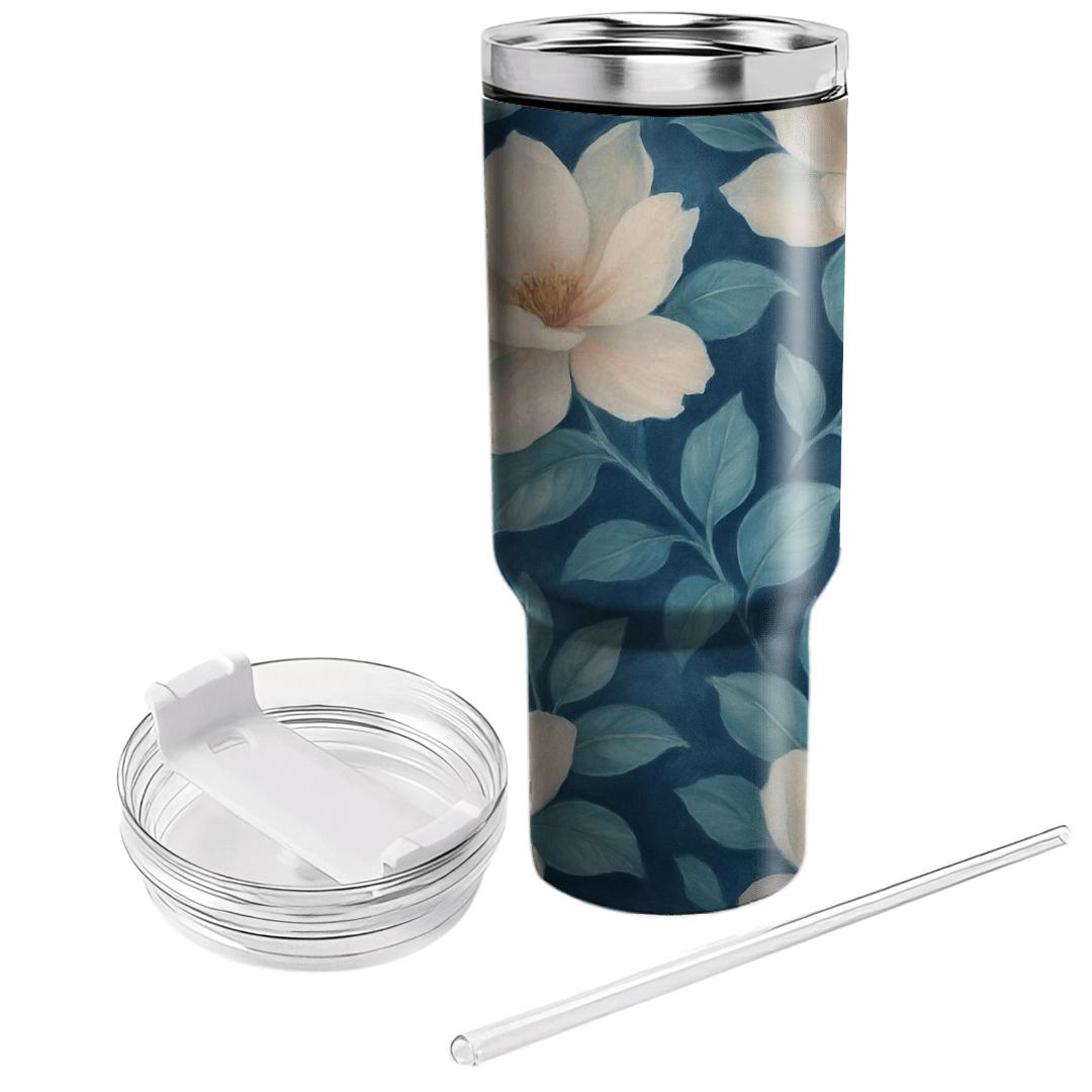 Moonlit Magnolia Veil unique tumblers