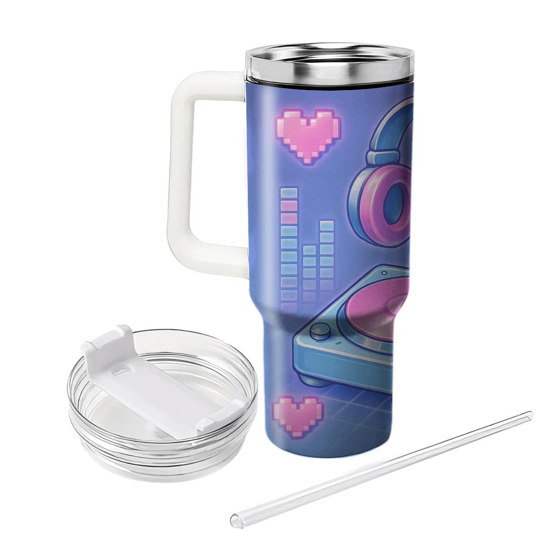 Y2K Bedroom DJ Dreamscape travel tumblers
