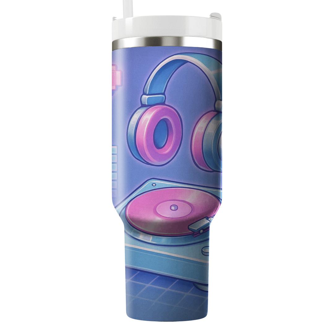 Y2K Bedroom DJ Dreamscape travel tumblers