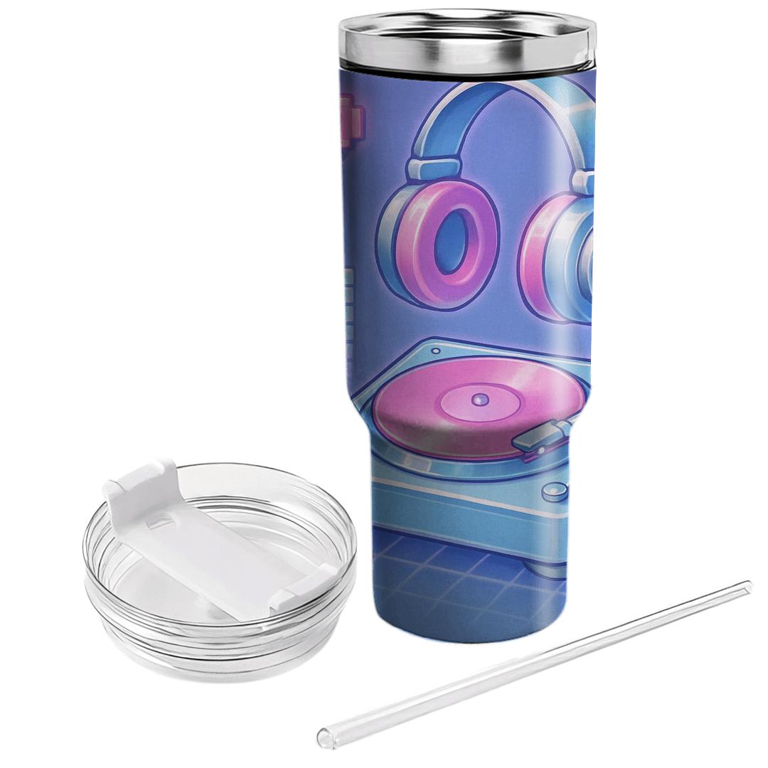 Y2K Bedroom DJ Dreamscape travel tumblers