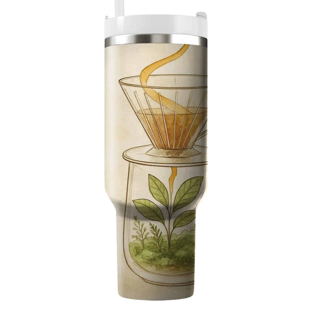 Sunlit Pour Over Terrarium decorative tumblers