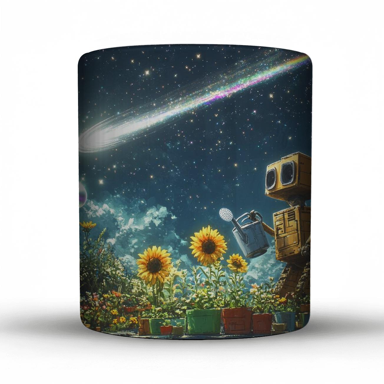 WALL E And EVE Comet Garden Adventure Disney Inspired novelty coffee mugs