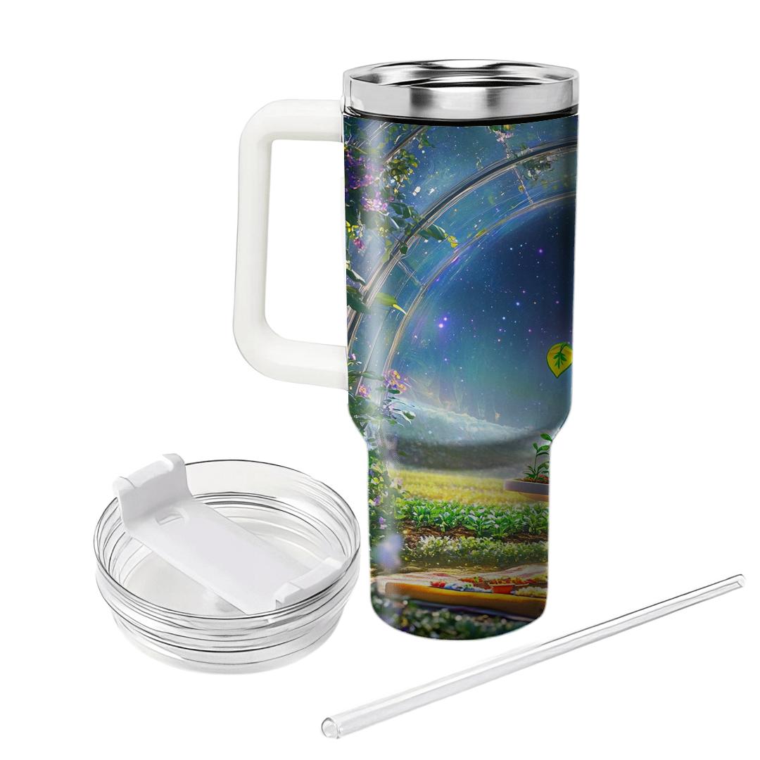 WALL E Cosmic Garden Picnic Disney Inspired tumbler cups