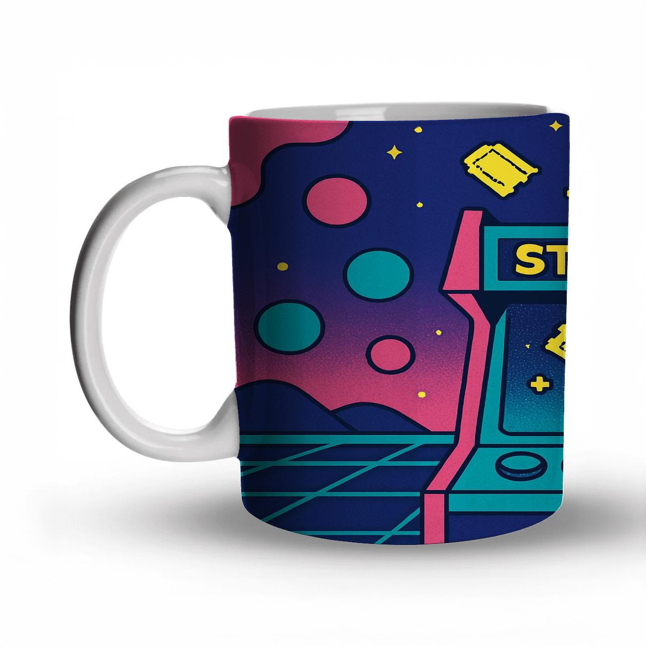 Arcade Starport Checkout custom printed mugs