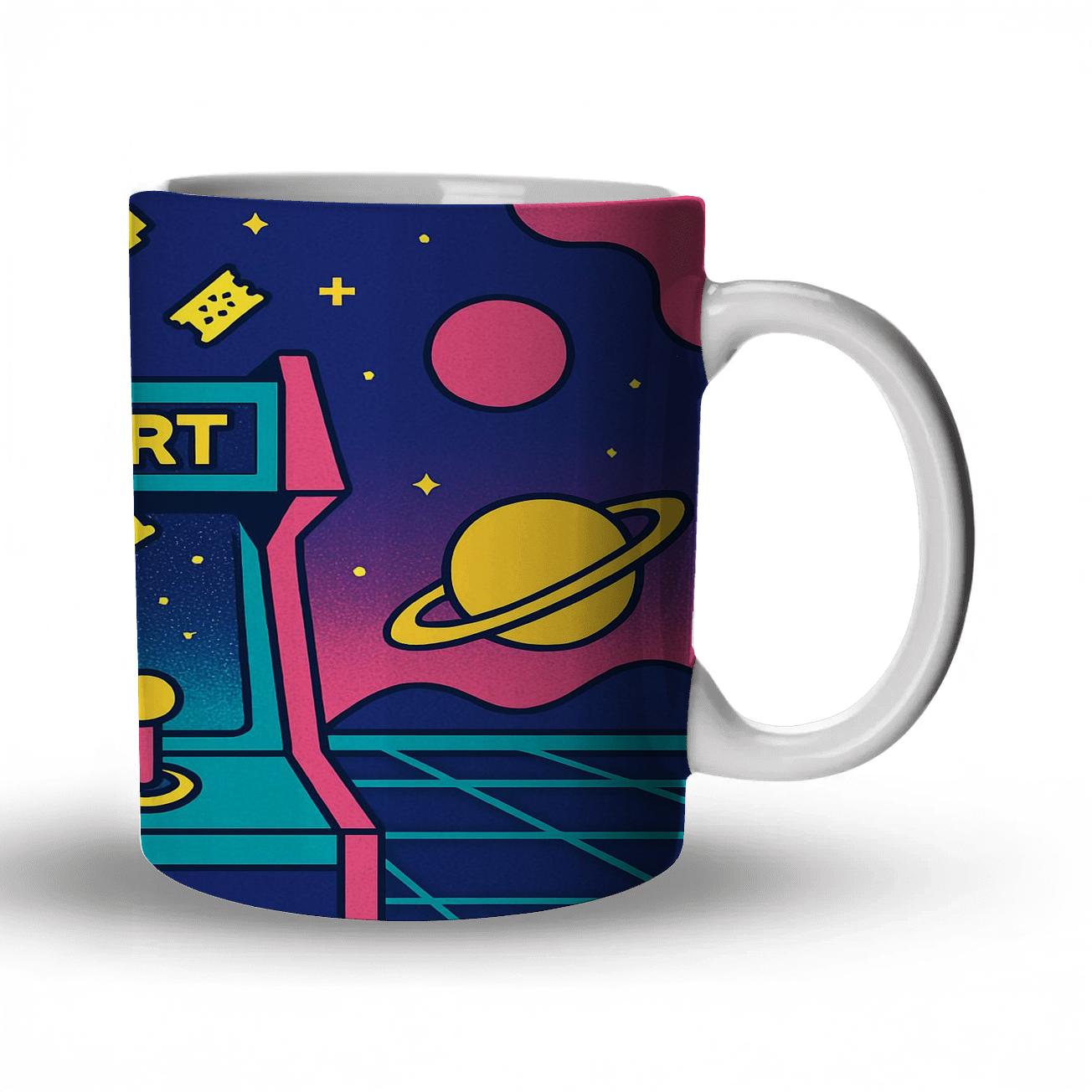 Arcade Starport Checkout custom printed mugs