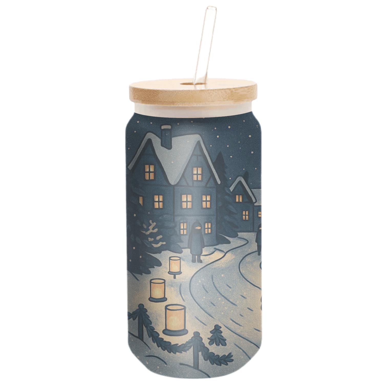 Midwinter Lantern Snow Parade premium crystal drinkware