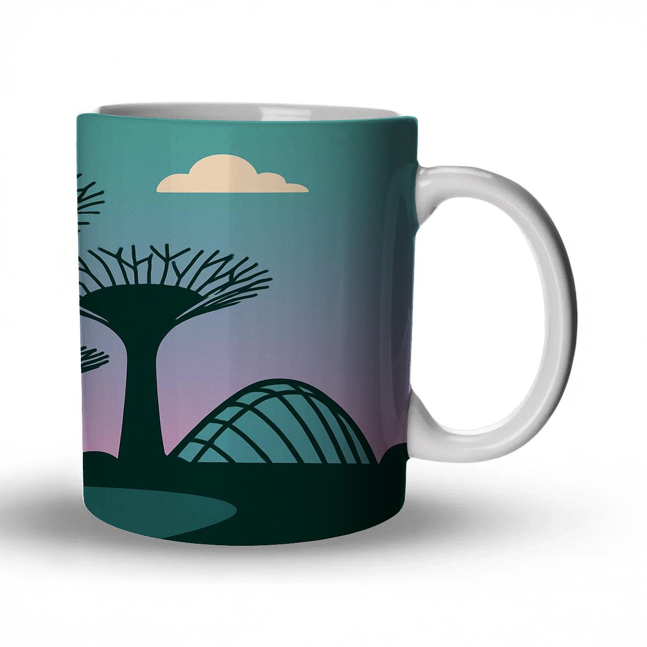 Gardens By The Bay - Singapore Singapore custom printed mugs