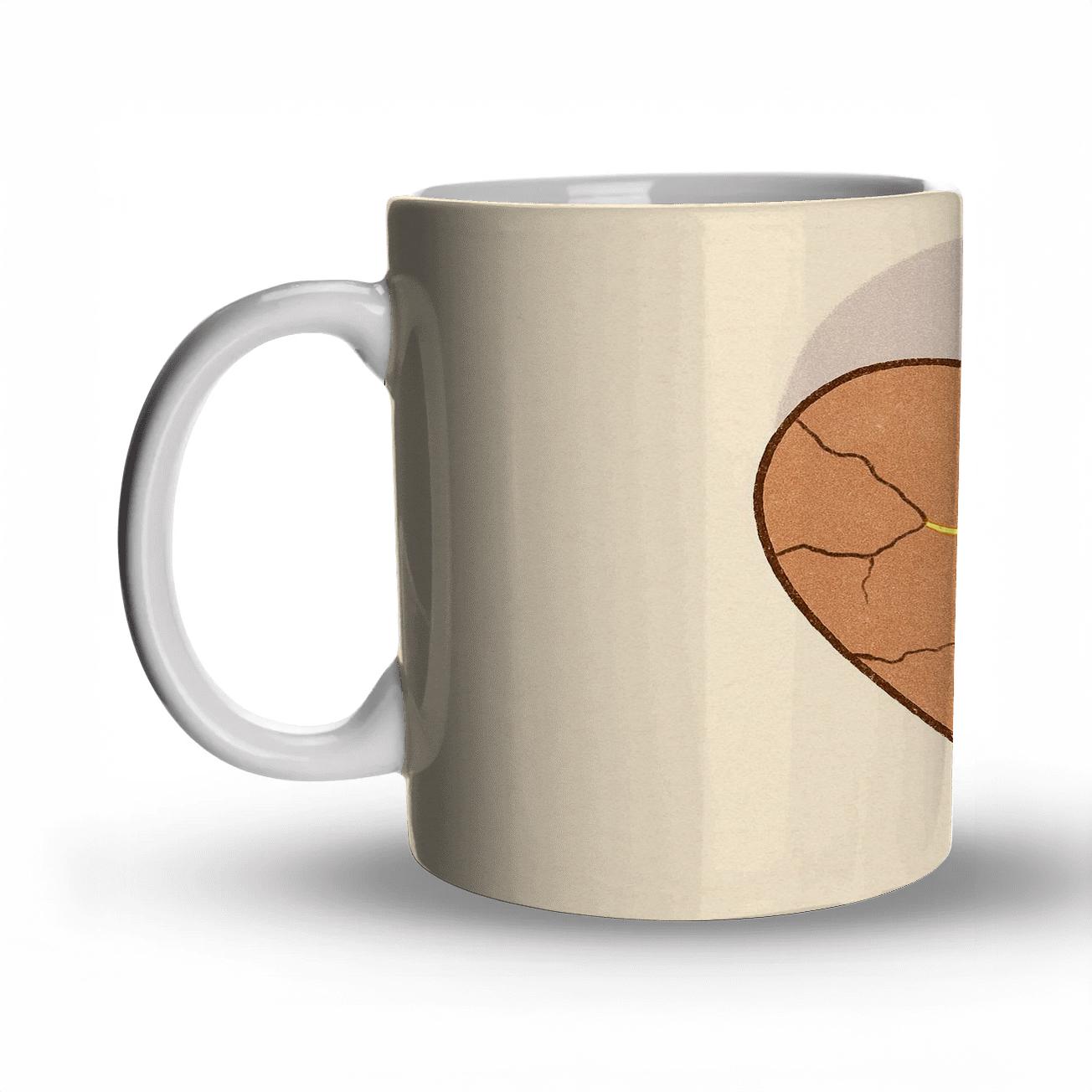 Kintsugi Heart Of Grace ceramic coffee mugs