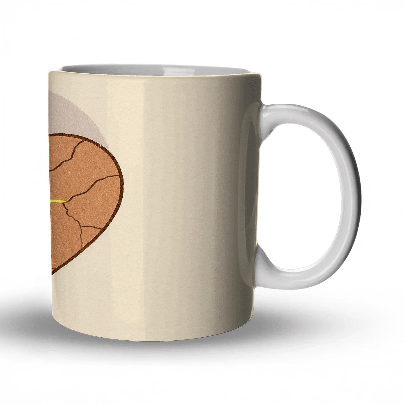 Kintsugi Heart Of Grace ceramic coffee mugs