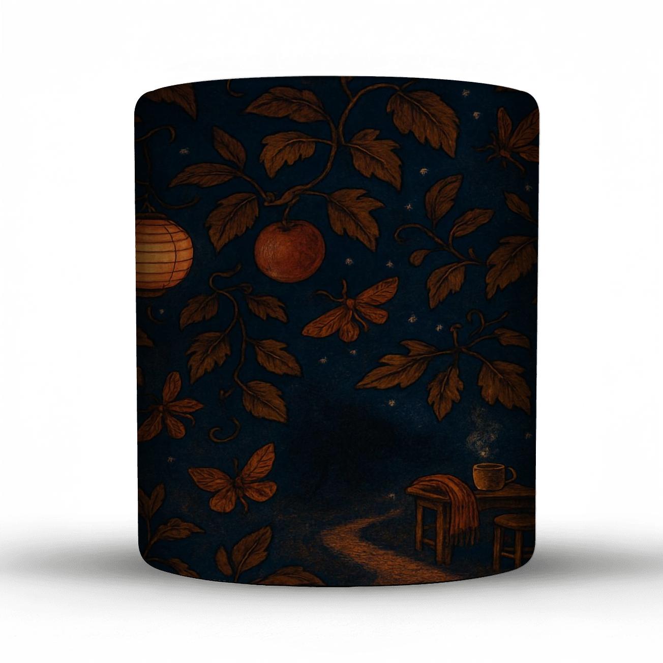 Autumn Lantern Orchard Night personalized mugs