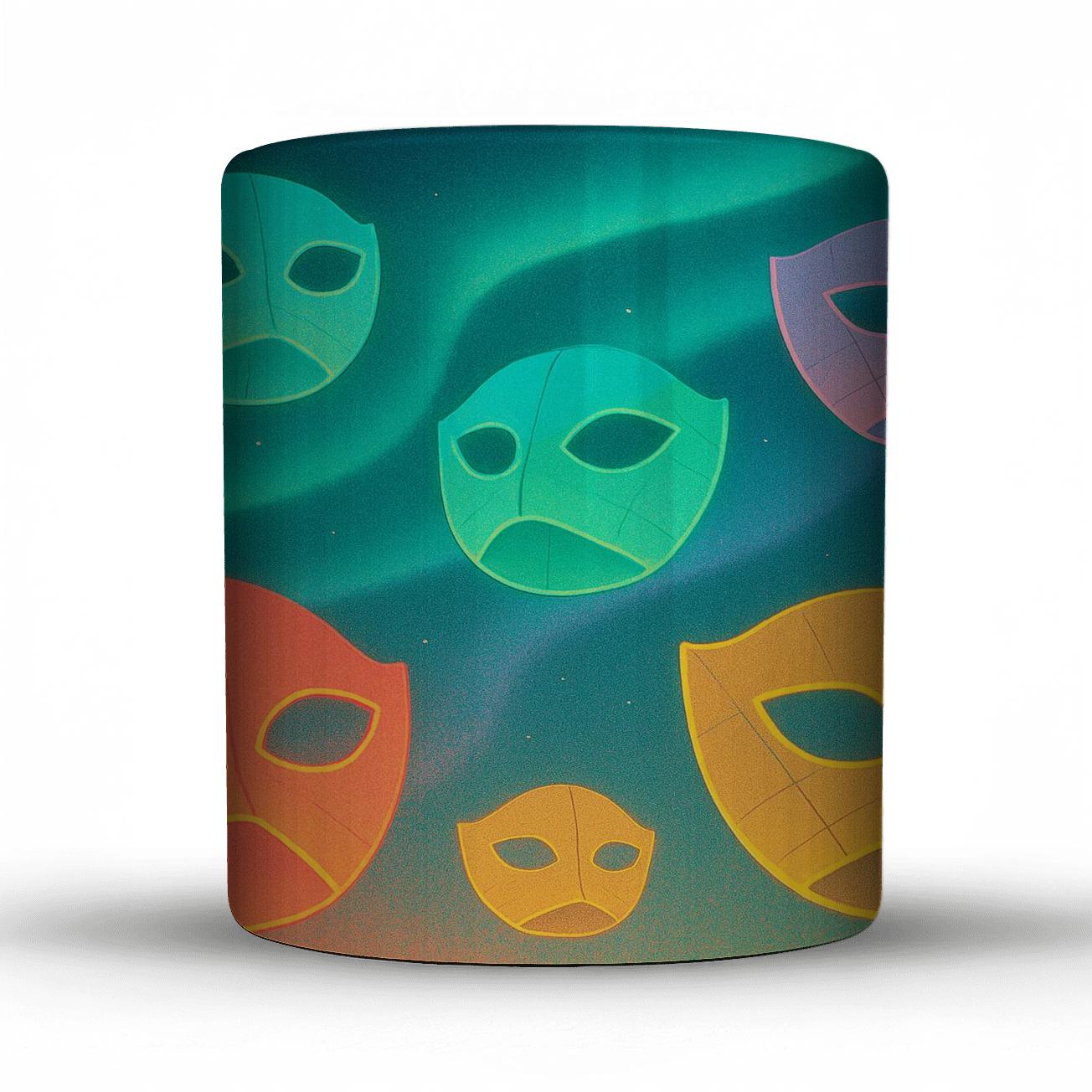 Lantern Drift Mask Parade Aurora decorative mug sets