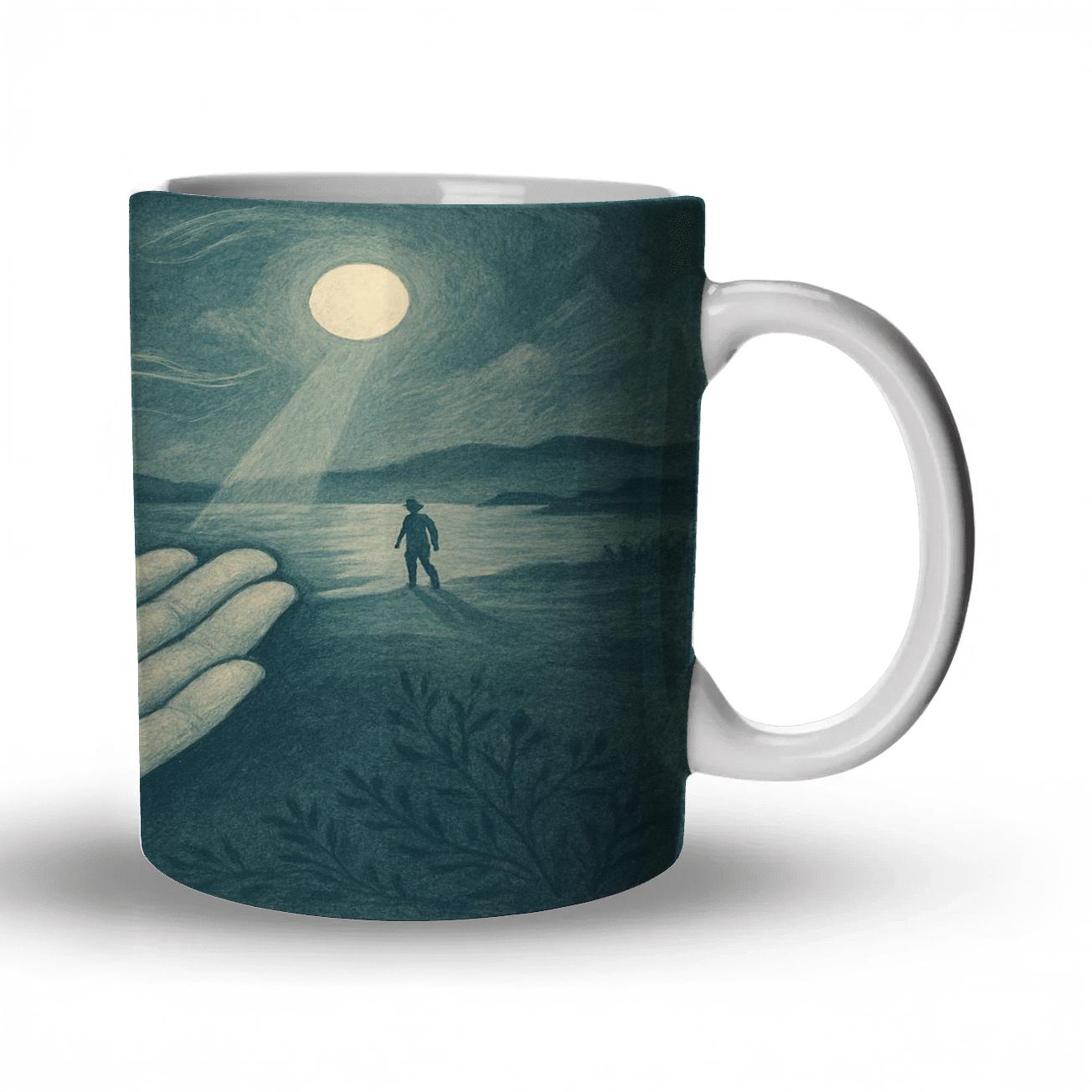 The Compass Of Her Palm True North In Every Goodbye novelty coffee mugs