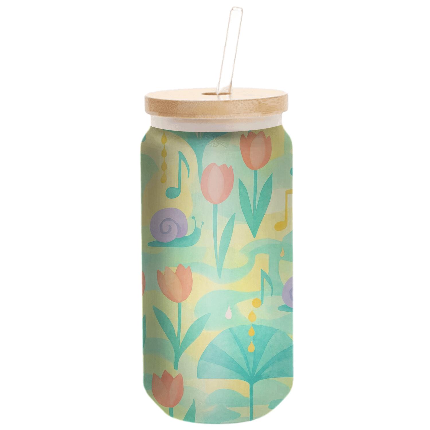 Spring Rain Garden Symphony textured glass