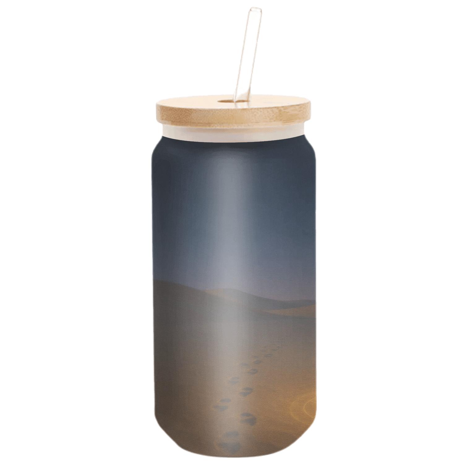 Sanctuary Lantern In The Quiet Desert textured glass