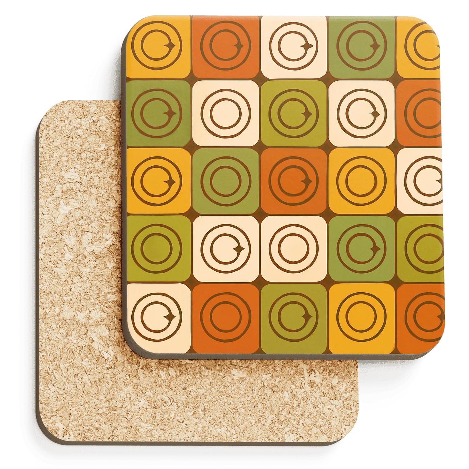 Groovy Orbit Tiles stone coaster collections
