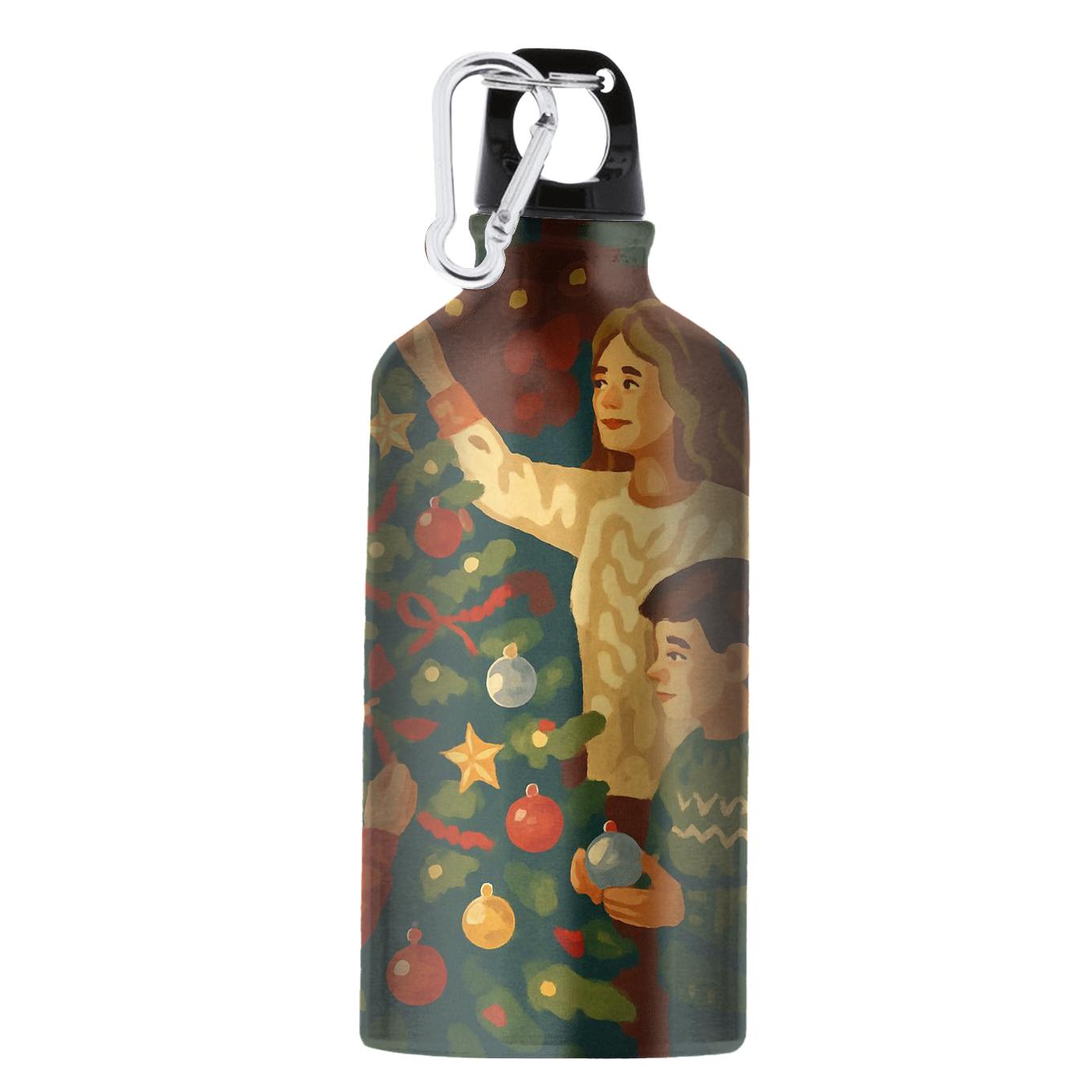 Starlit Tree Trimming Circle custom sports bottles