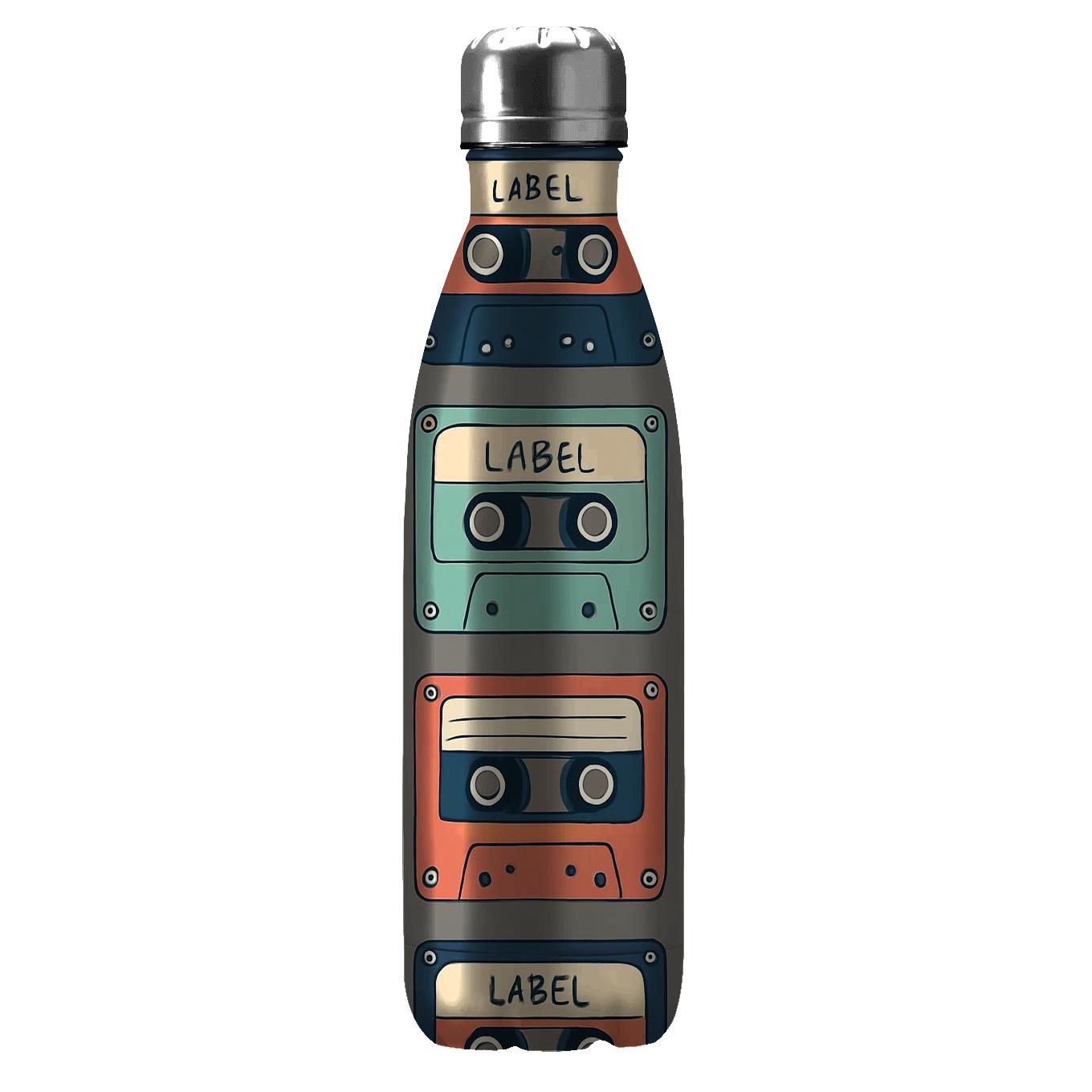 Cassette Culture Grid travel water bottles